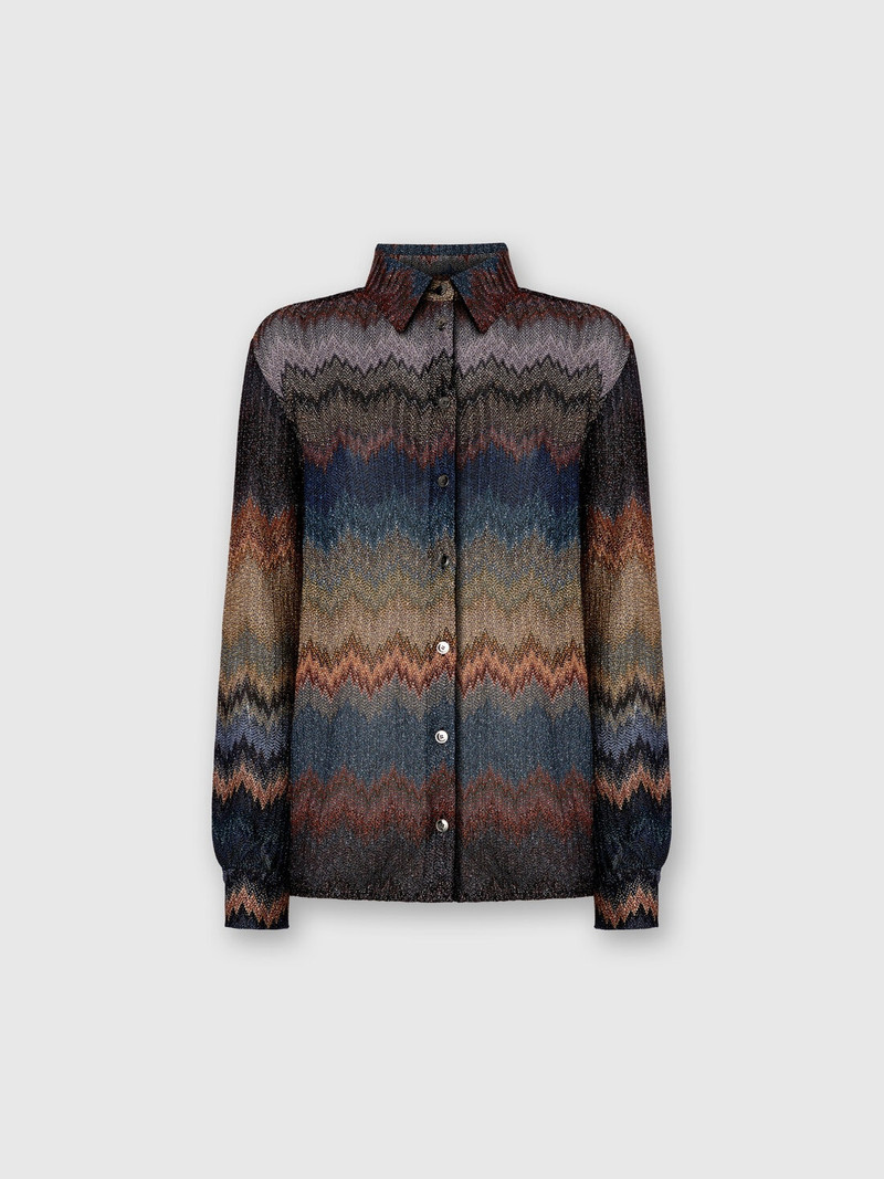 Viscose Shirt with Snake Pattern 1