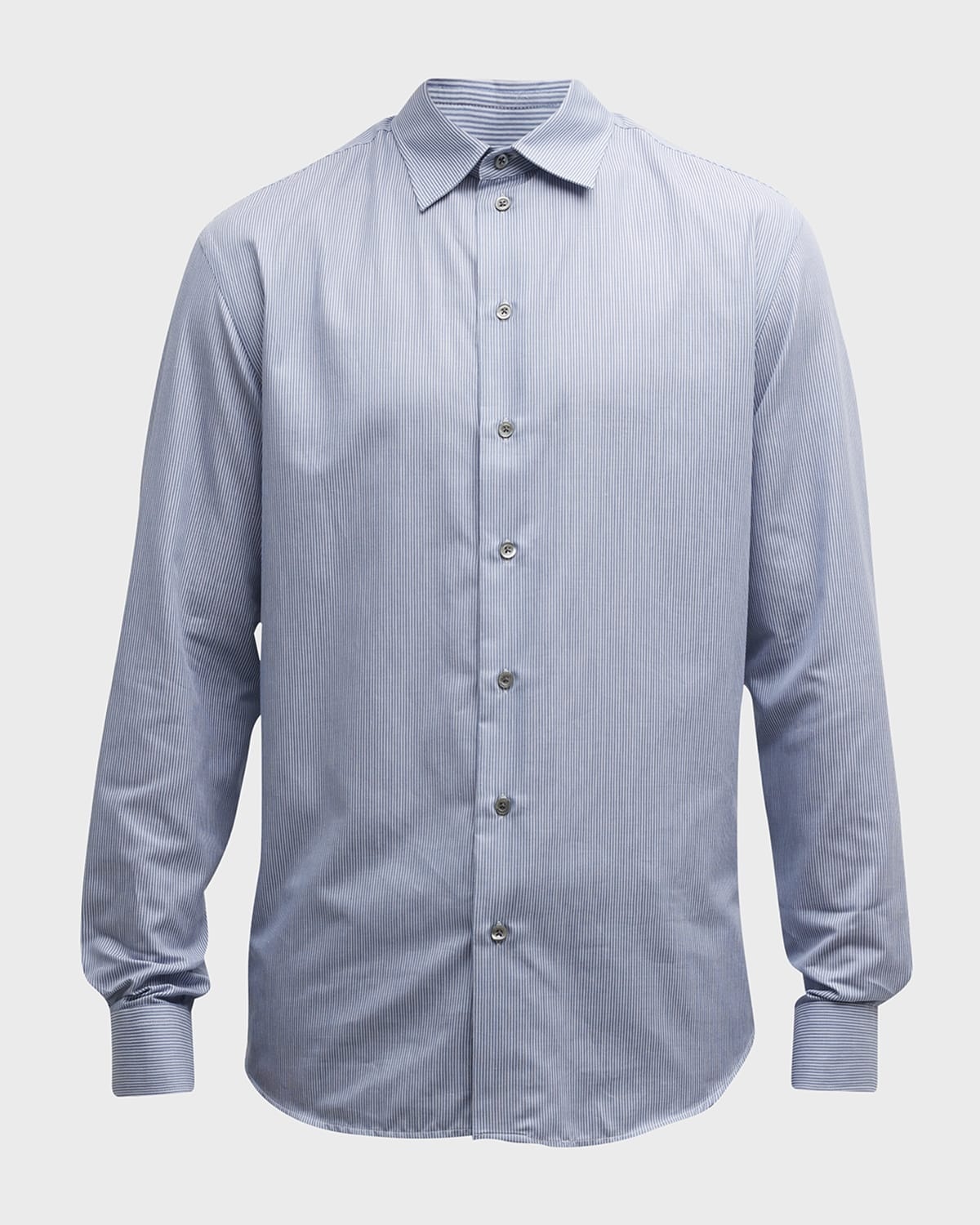 Men's Cotton Micro-Stripe Sport Shirt - 1