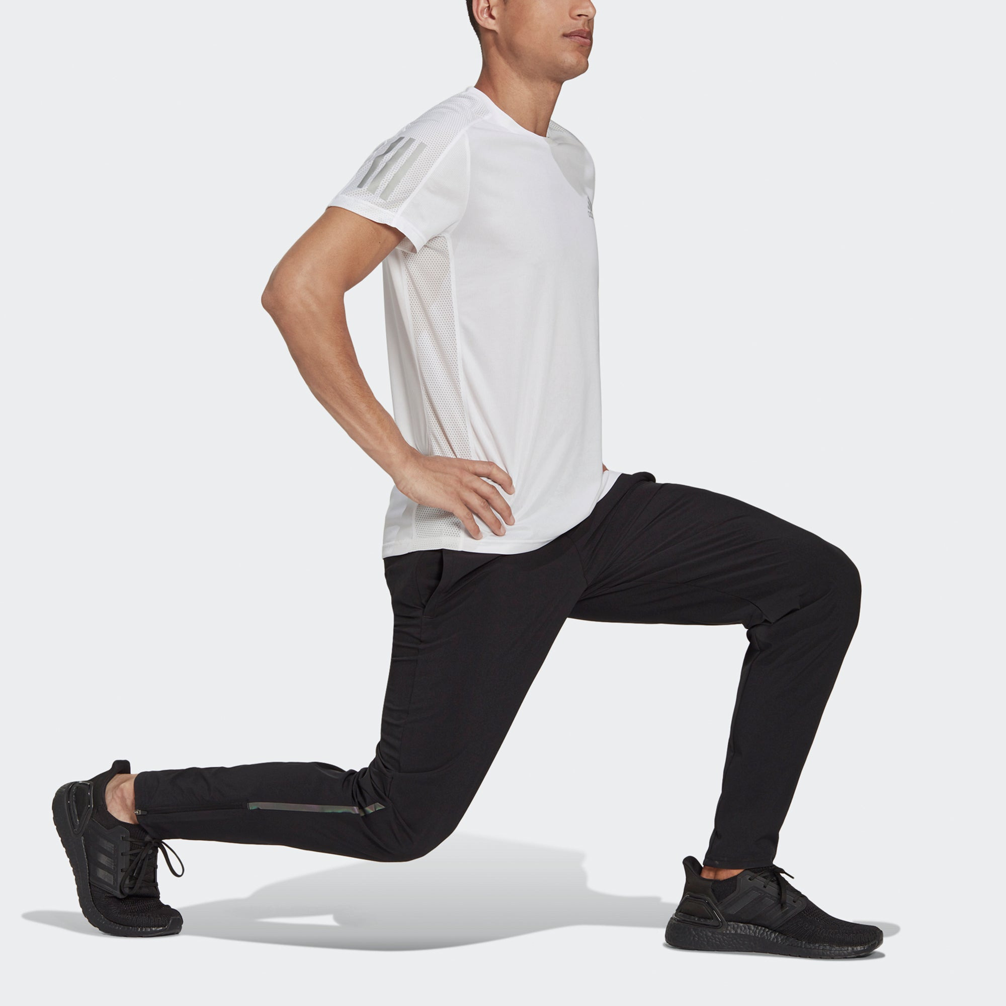 adidas Astro Pant M Logo Casual Sports Running Breathable Pants Black H64736 - 4