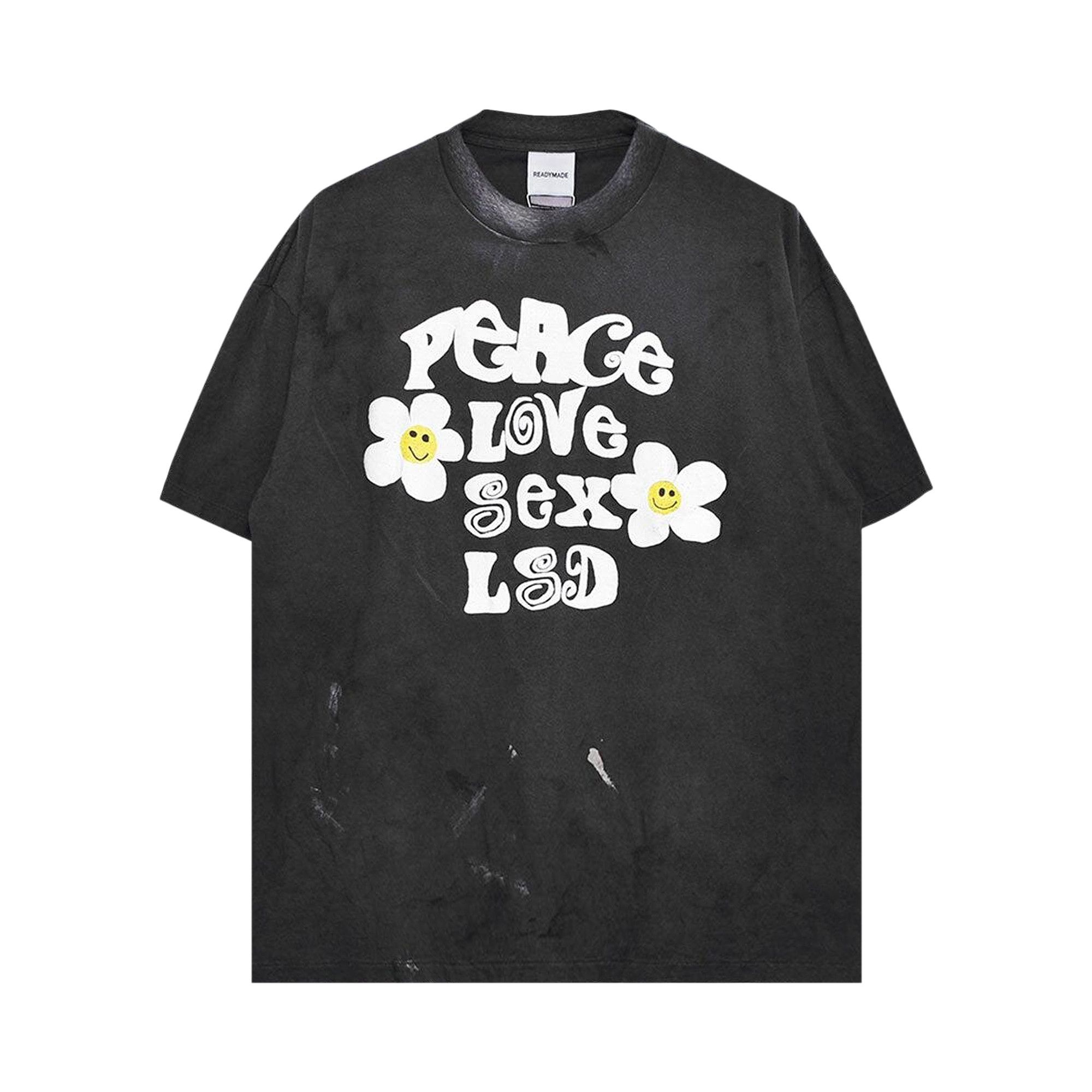 READYMADE Peace Short-Sleeve T-Shirt 'Black' - 1