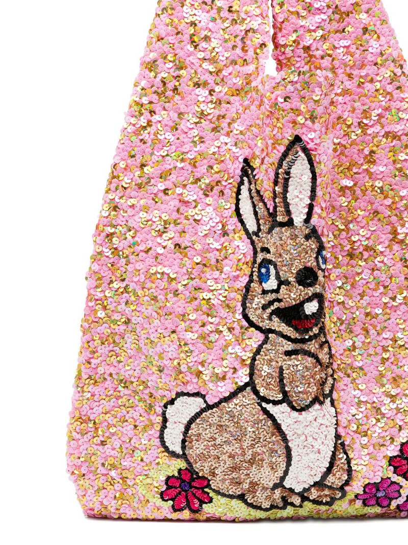 sequin-embellished tote bag 4