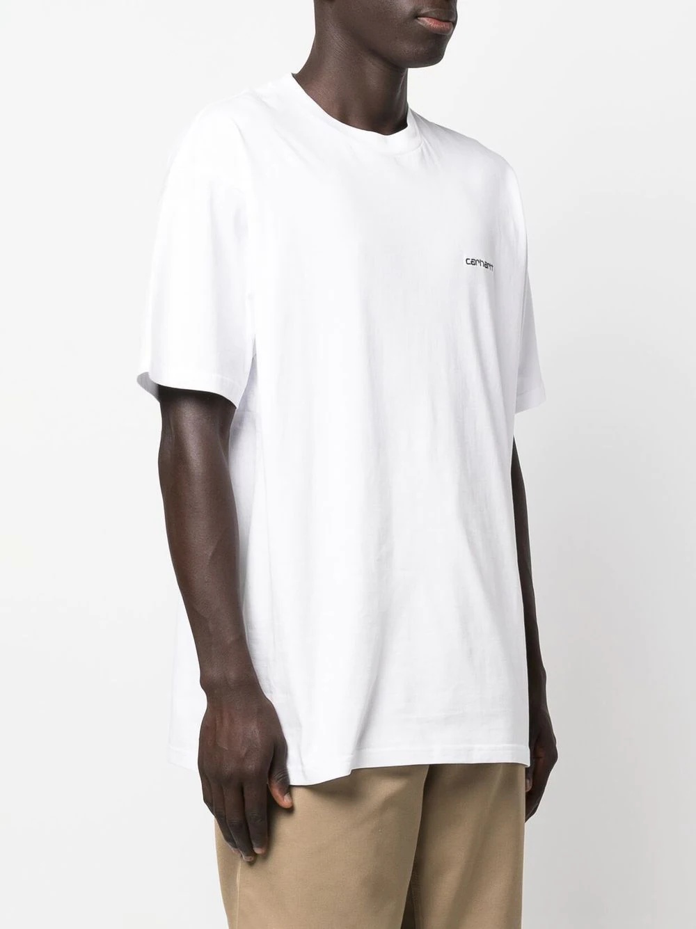 logo-print cotton T-shirt - 3