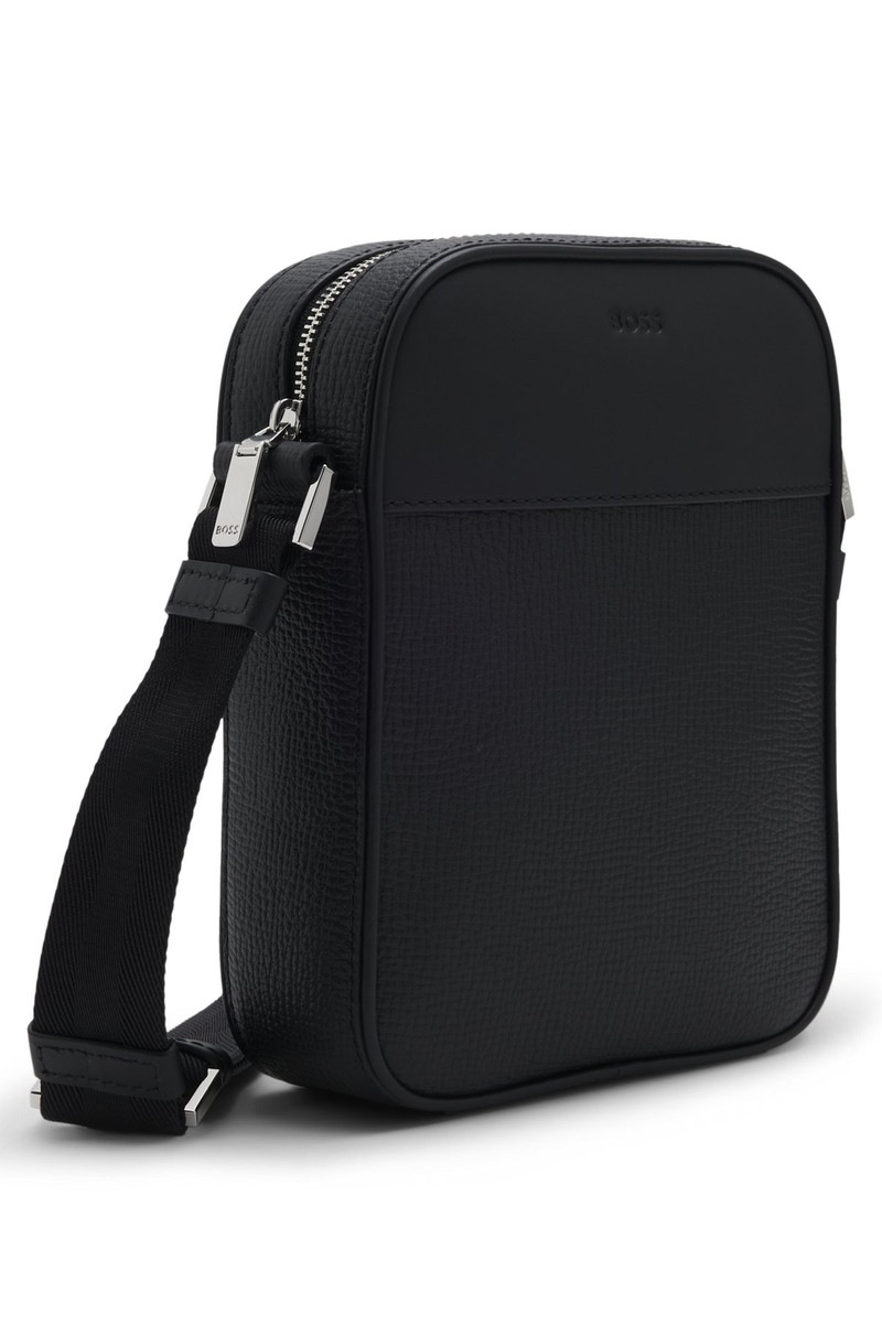 REPORTER BAG IN PLAIN AND TEXTURED LEATHER 5