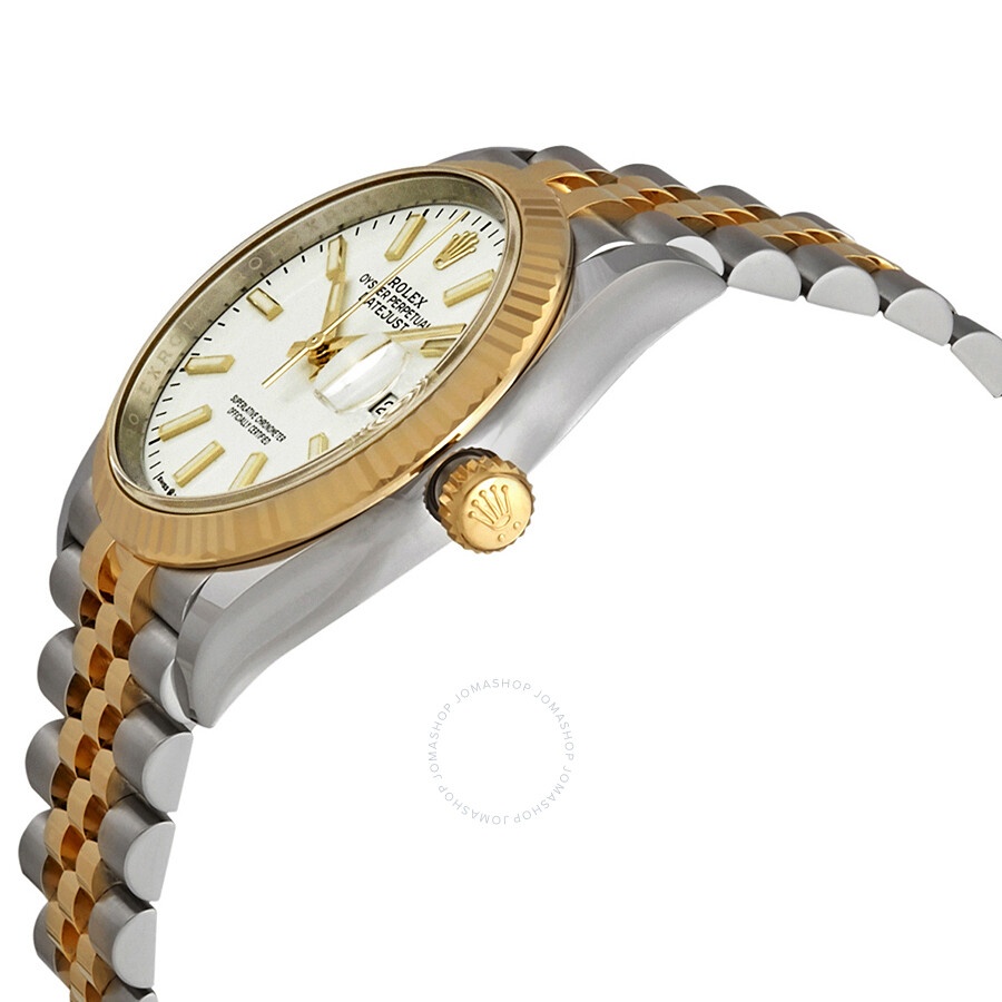 Rolex Datejust 36 White Dial Men's Steel and 18kt Yellow Gold Jubilee 126233WSJ - 2