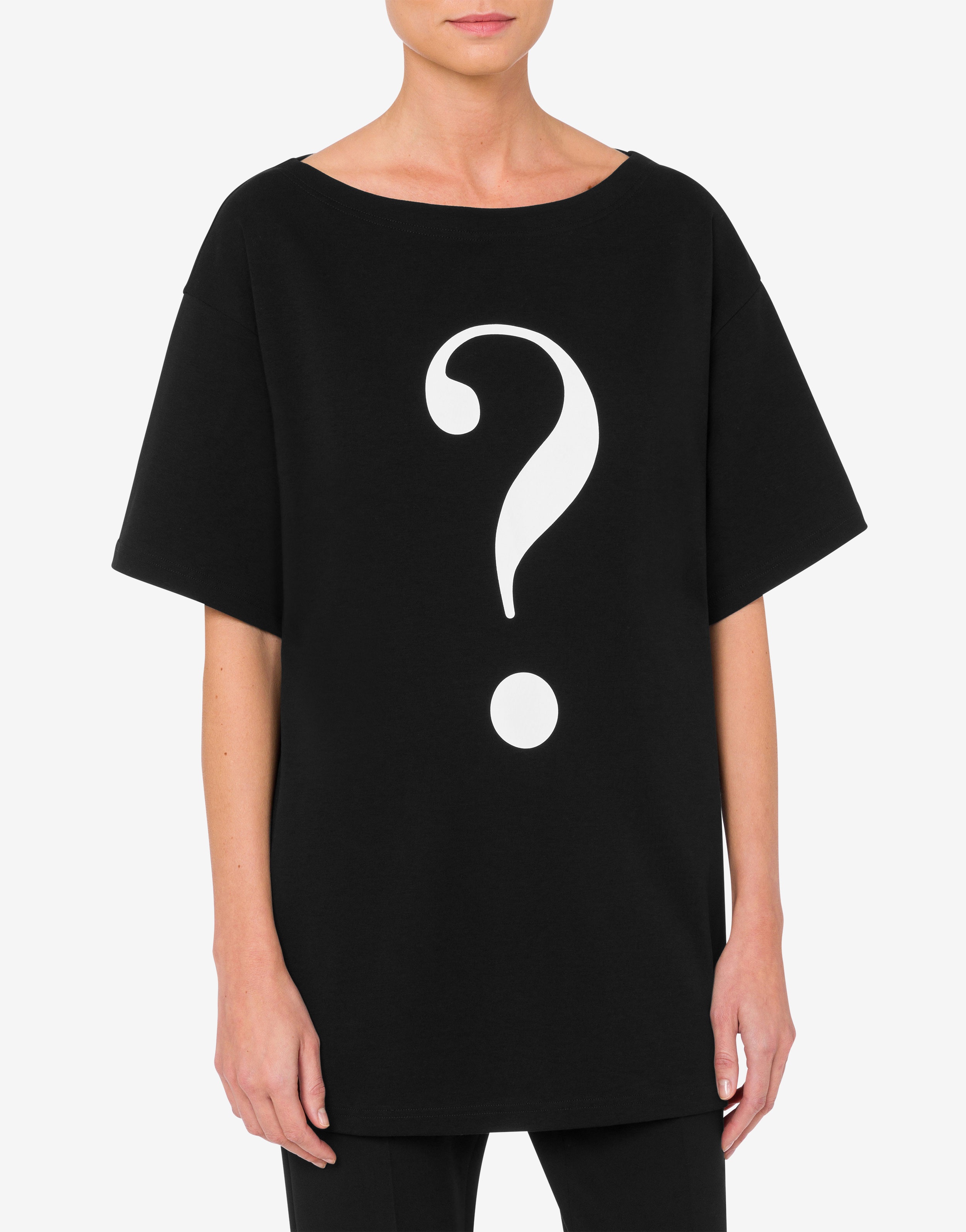 QUESTION MARK INTERLOCK T-SHIRT - 9