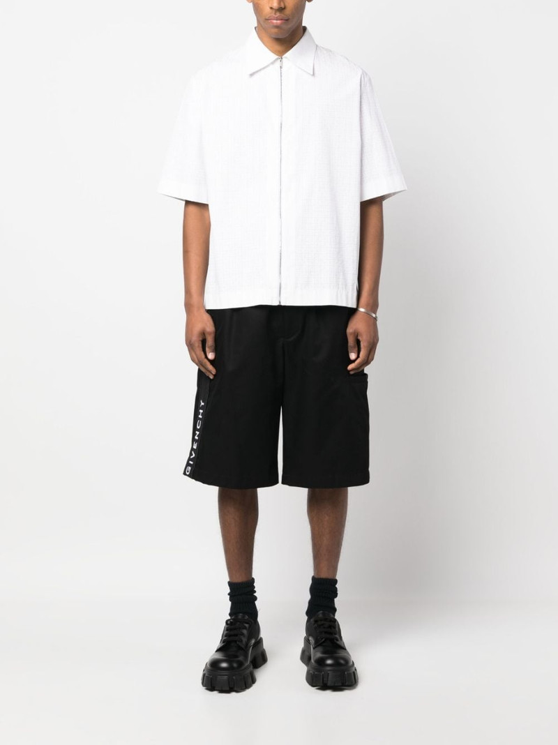 Givenchy logo-embellished cotton shorts outlook