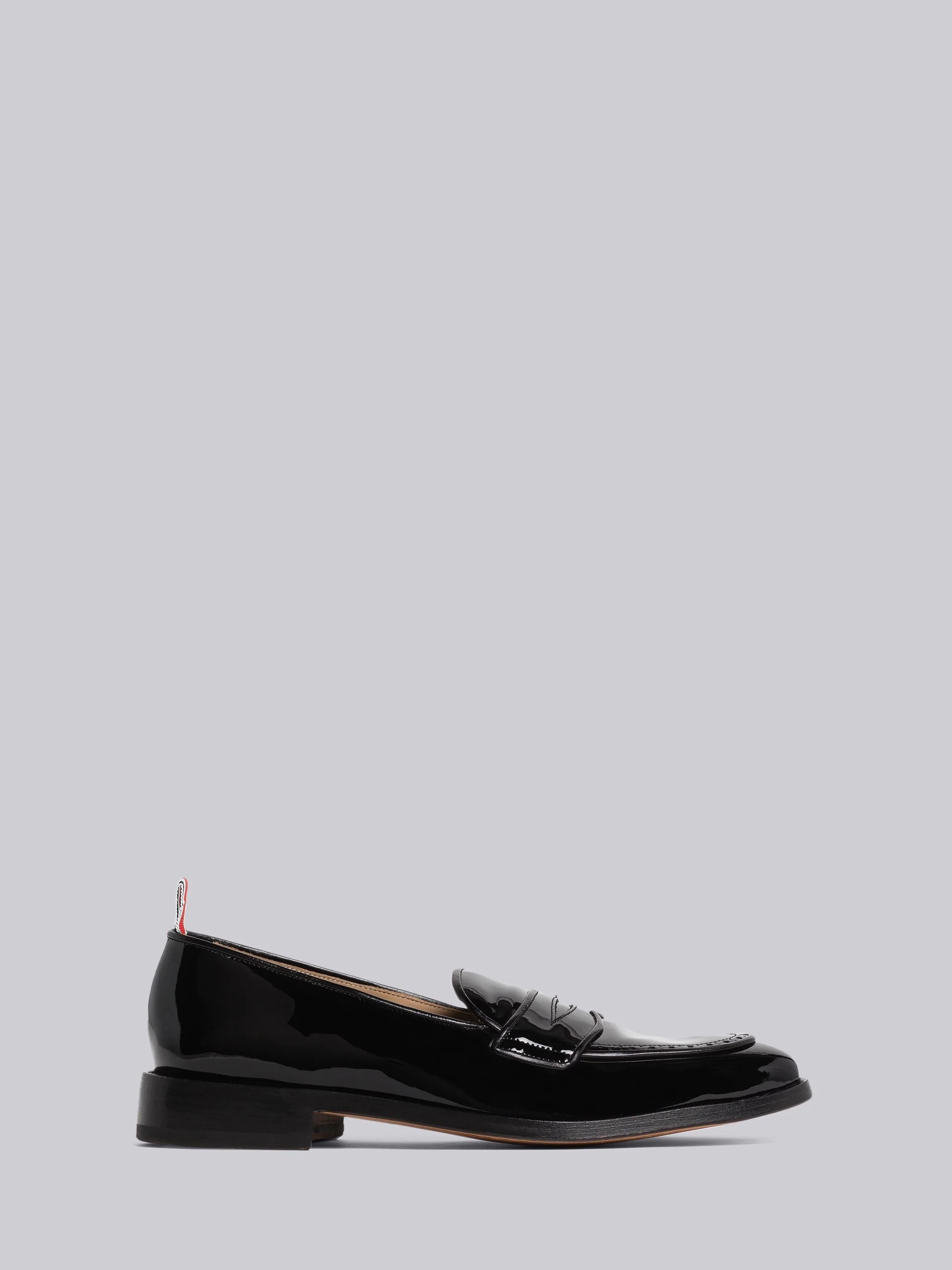 Soft Patent Leather Varsity Penny Loafer - 1