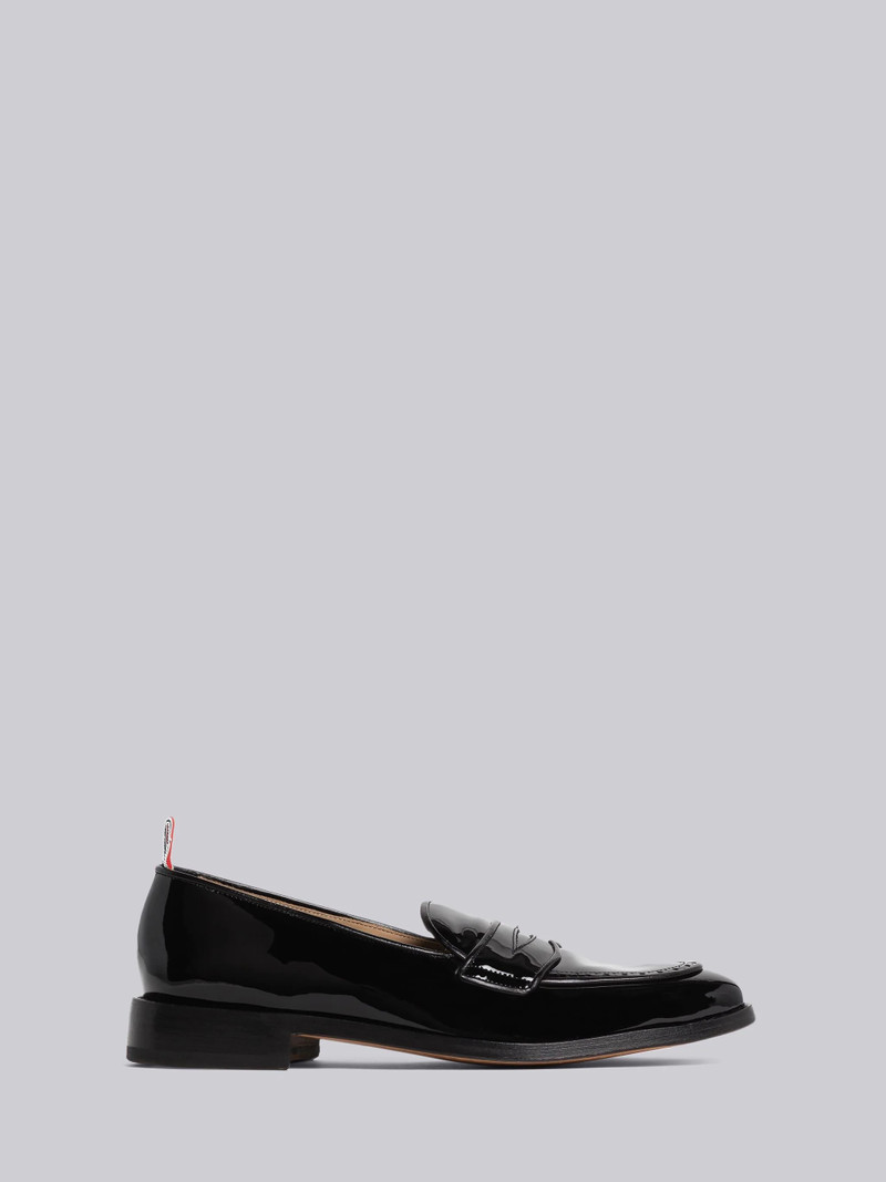 Soft Patent Leather Varsity Penny Loafer - 1