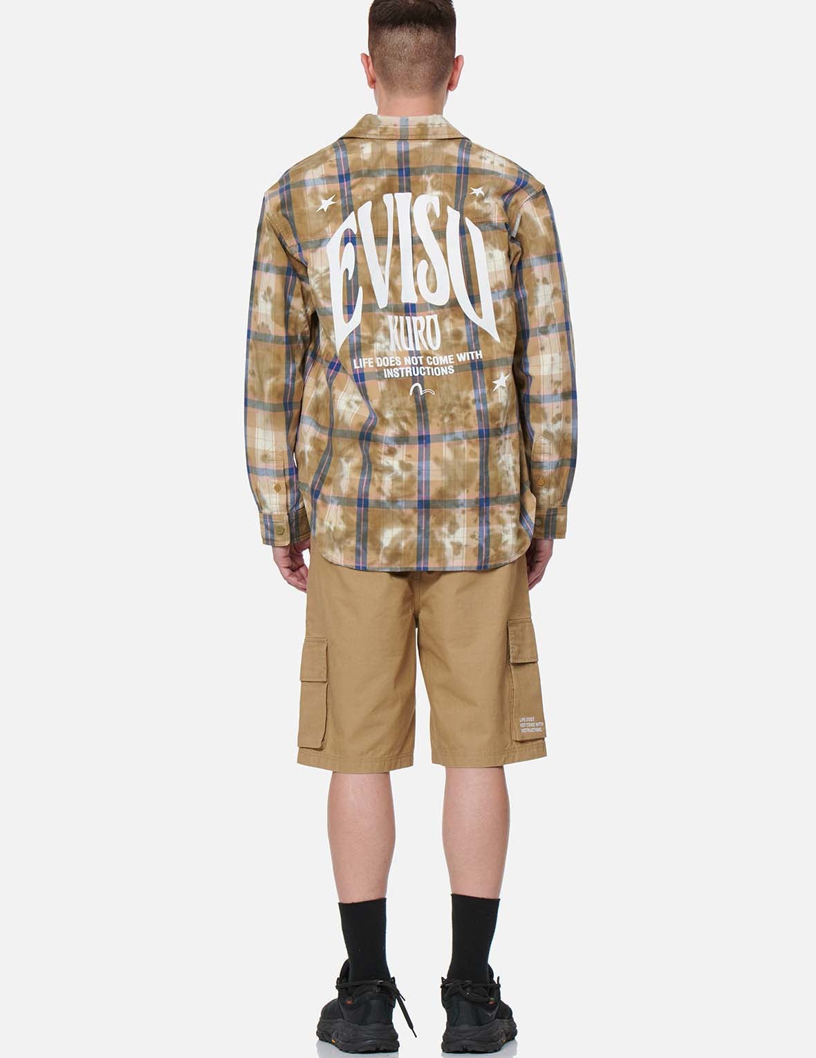 Tie-dyed Check Shirt - 5
