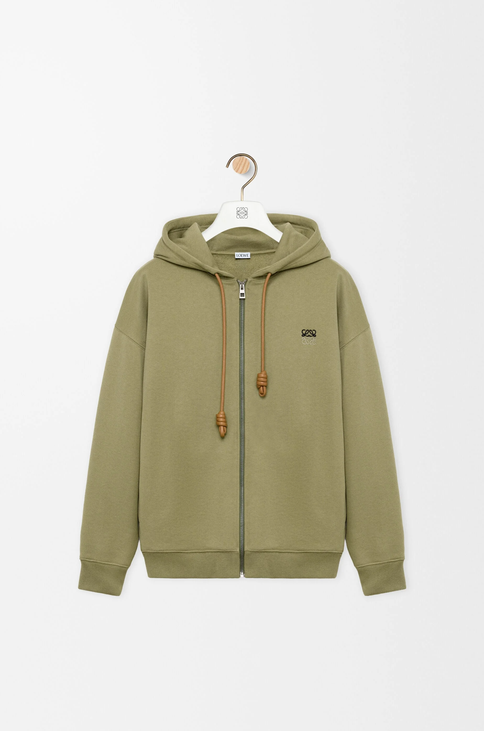 Zip-up hoodie in cotton - 1