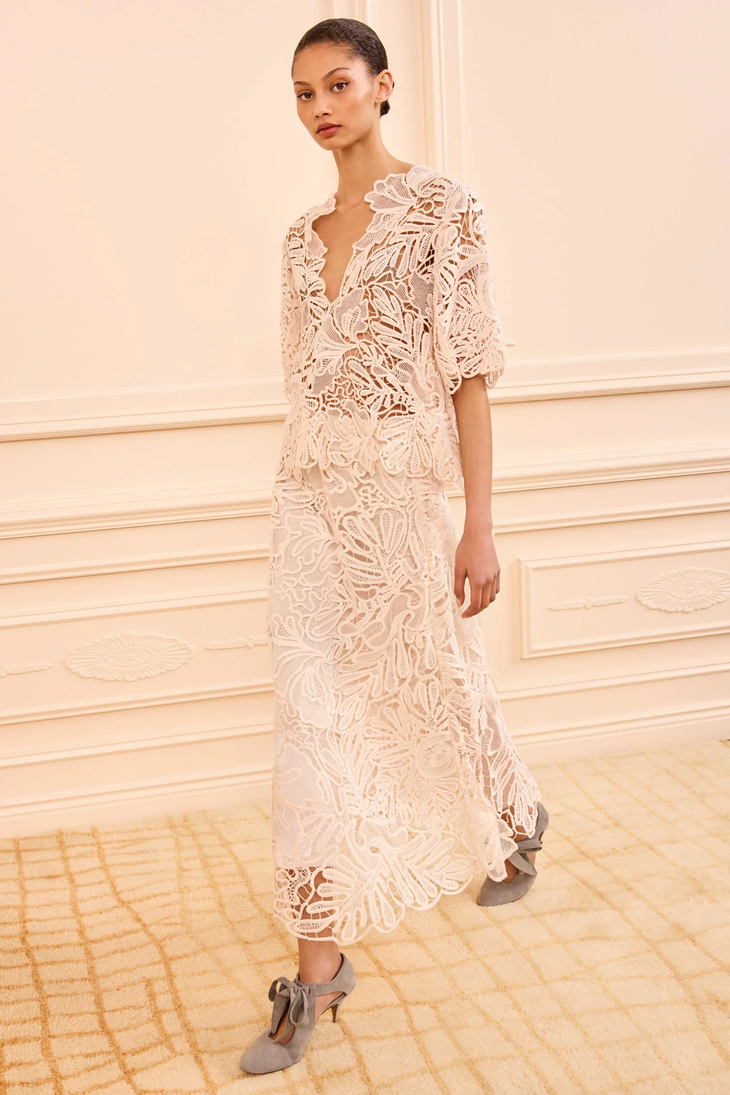 Dua Corded Lace SS Top - 1