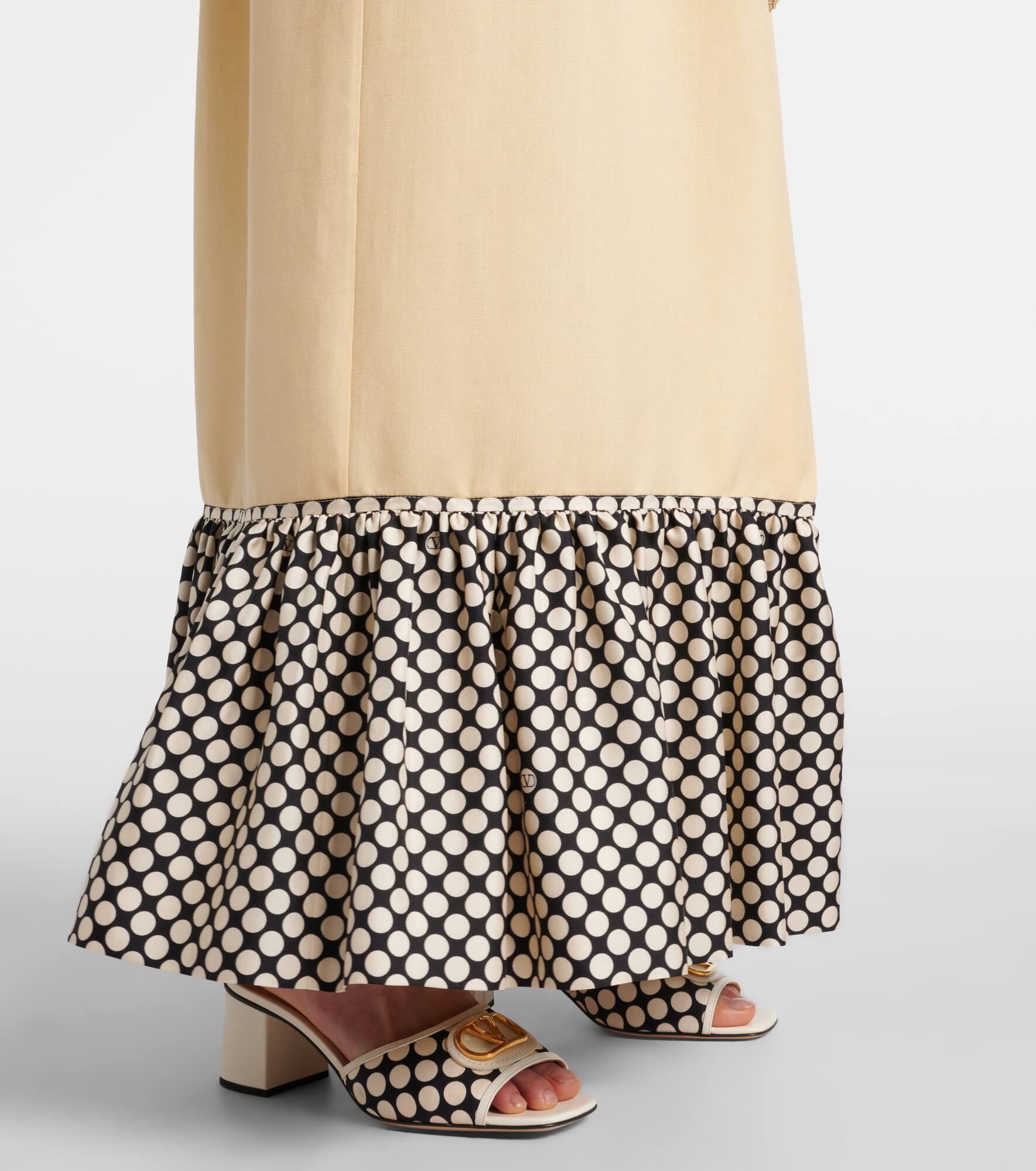 Plus De Pois embroidered maxi skirt - 5