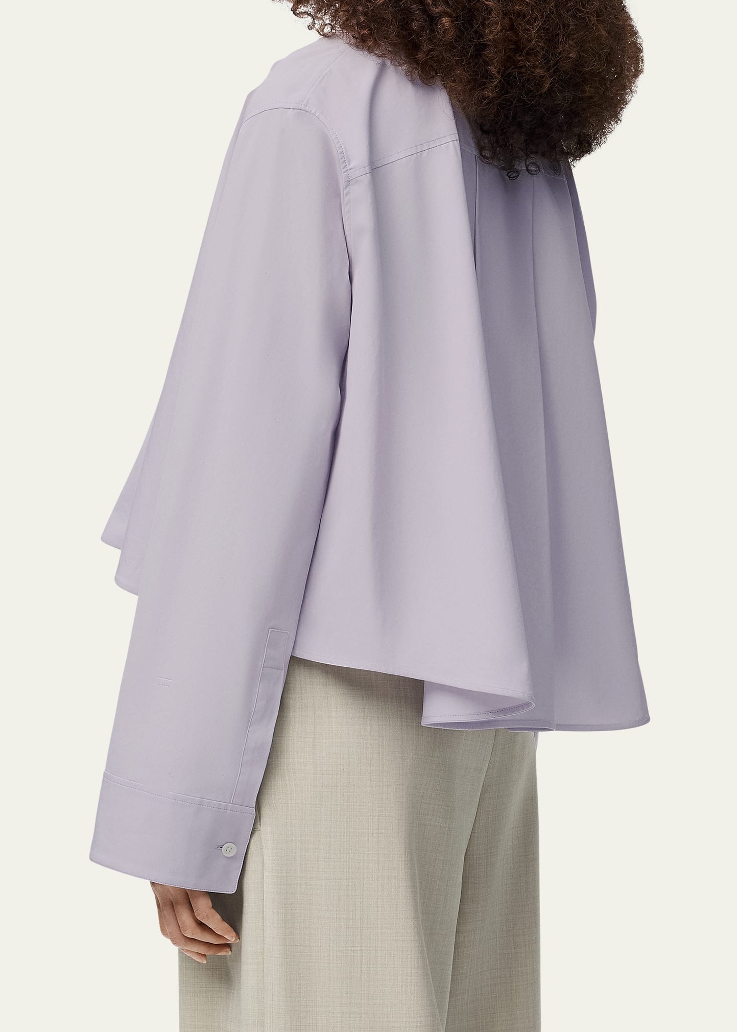 Trapeze Collared Blouse - 2