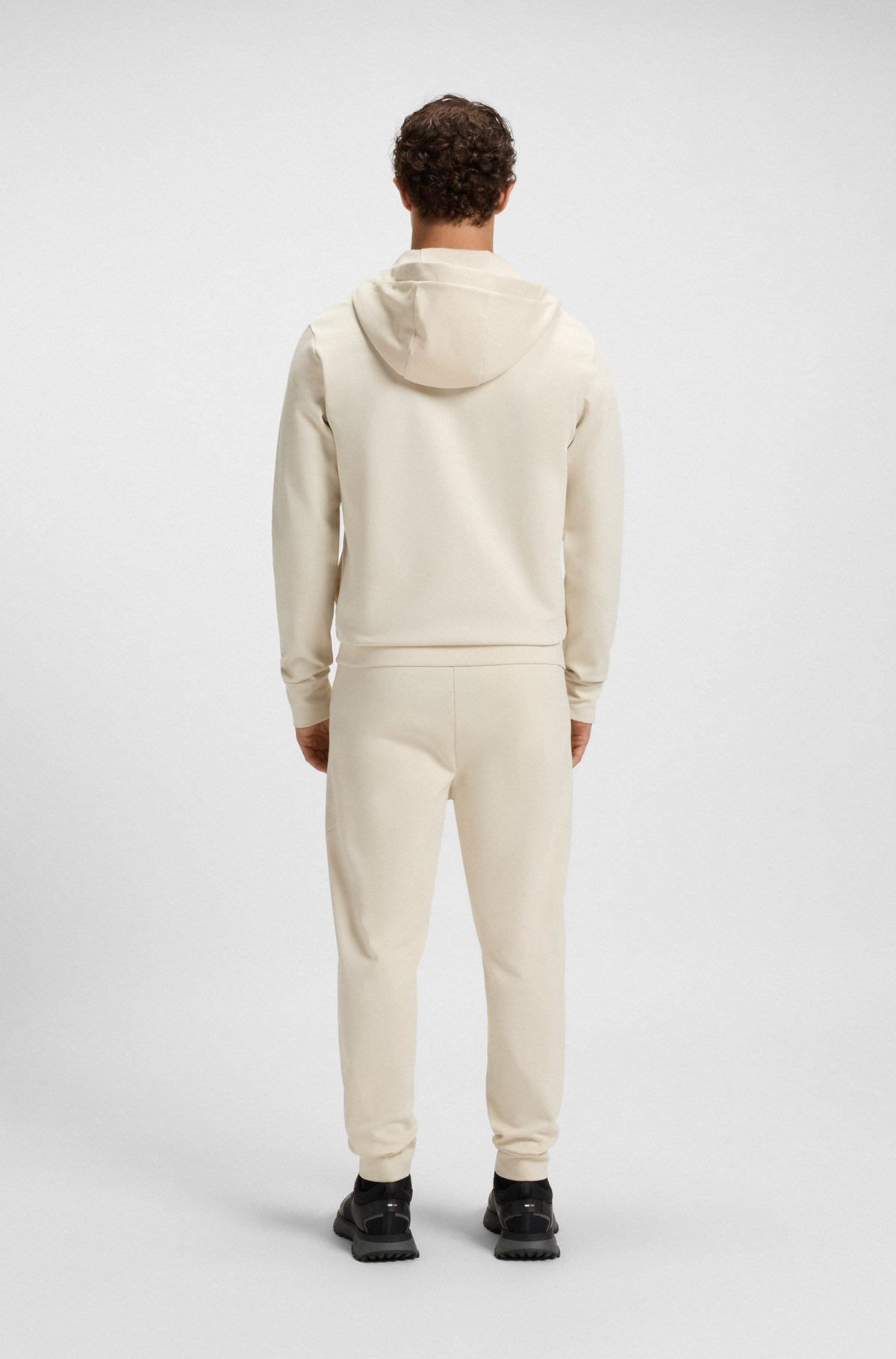 RELAXED-FIT HOODIE WITH DOUBLE B MONOGRAM - 5