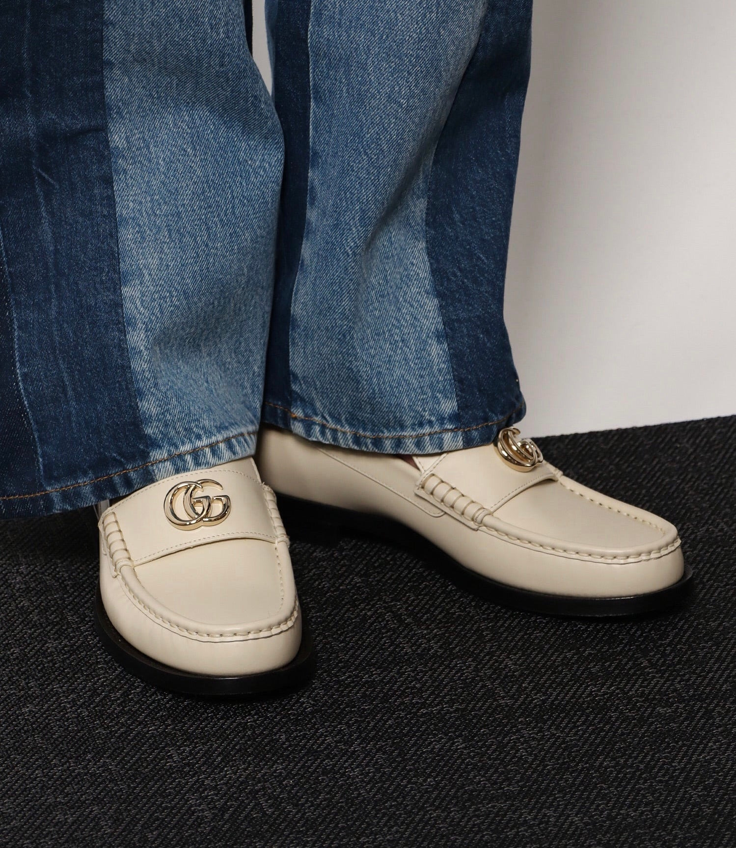 Gucci Double G Leather Loafers - 4