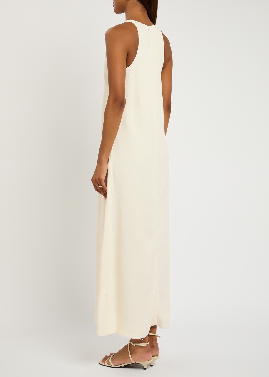 Toteme Scoop-neck Woven Midi Dress - 3
