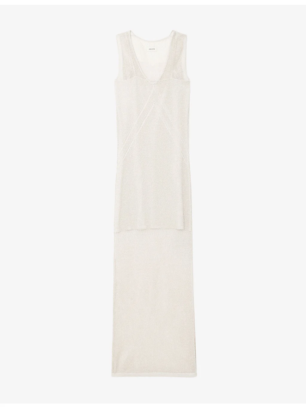 Riza Lurex Cotton-Blend Knit Maxi Dress - 1