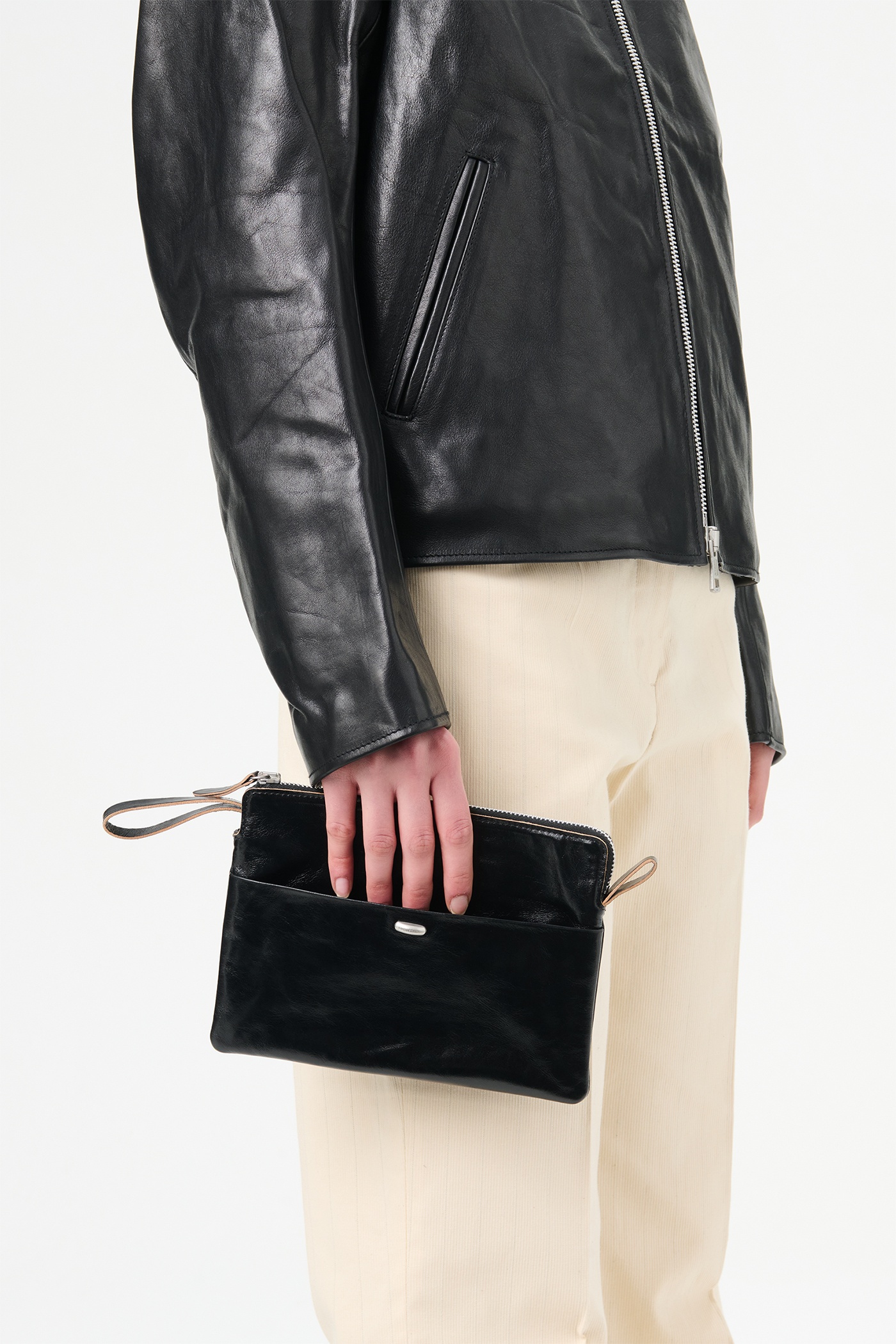 Supporter Organizer True Dye Black Leather - 3