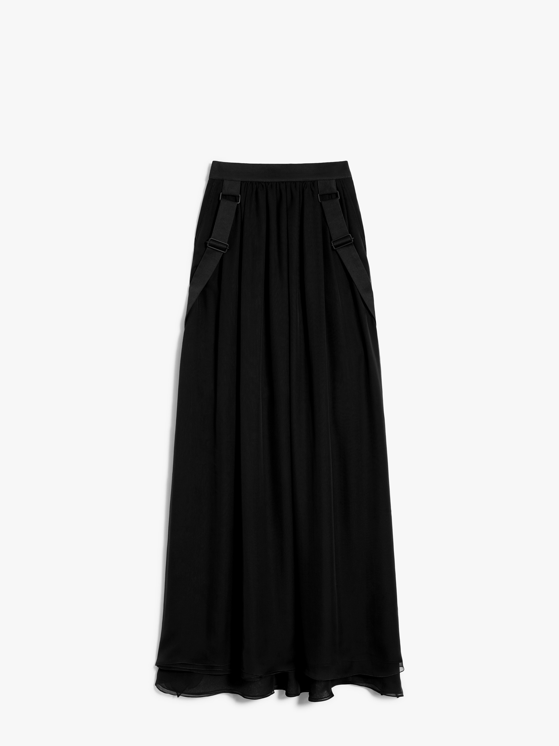 JEDY Long skirt in silk chiffon - 1