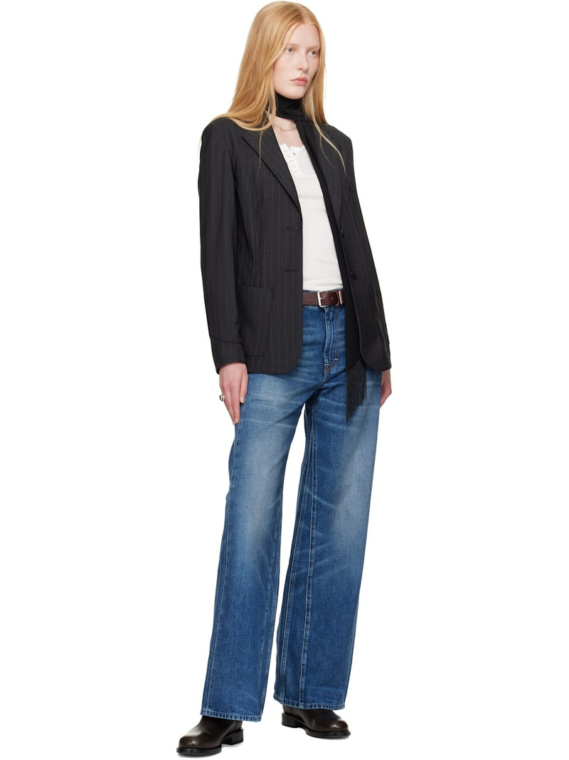 Our Legacy WORK SHOP Emporio Armani Gray Icona Blazer outlook