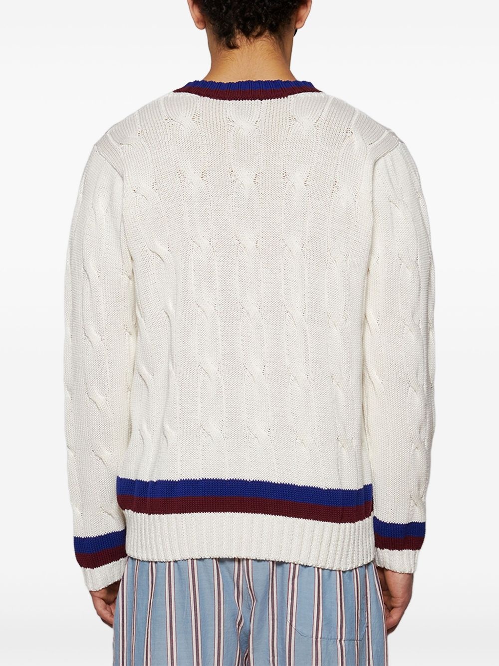 Tennis cotton sweater - 4