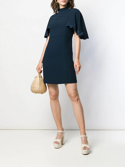 See by Chloé flutter sleeve mini dress outlook