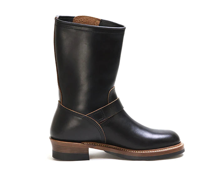 LK-003 Wabash Engineer Boots Horween CXL Black - 5