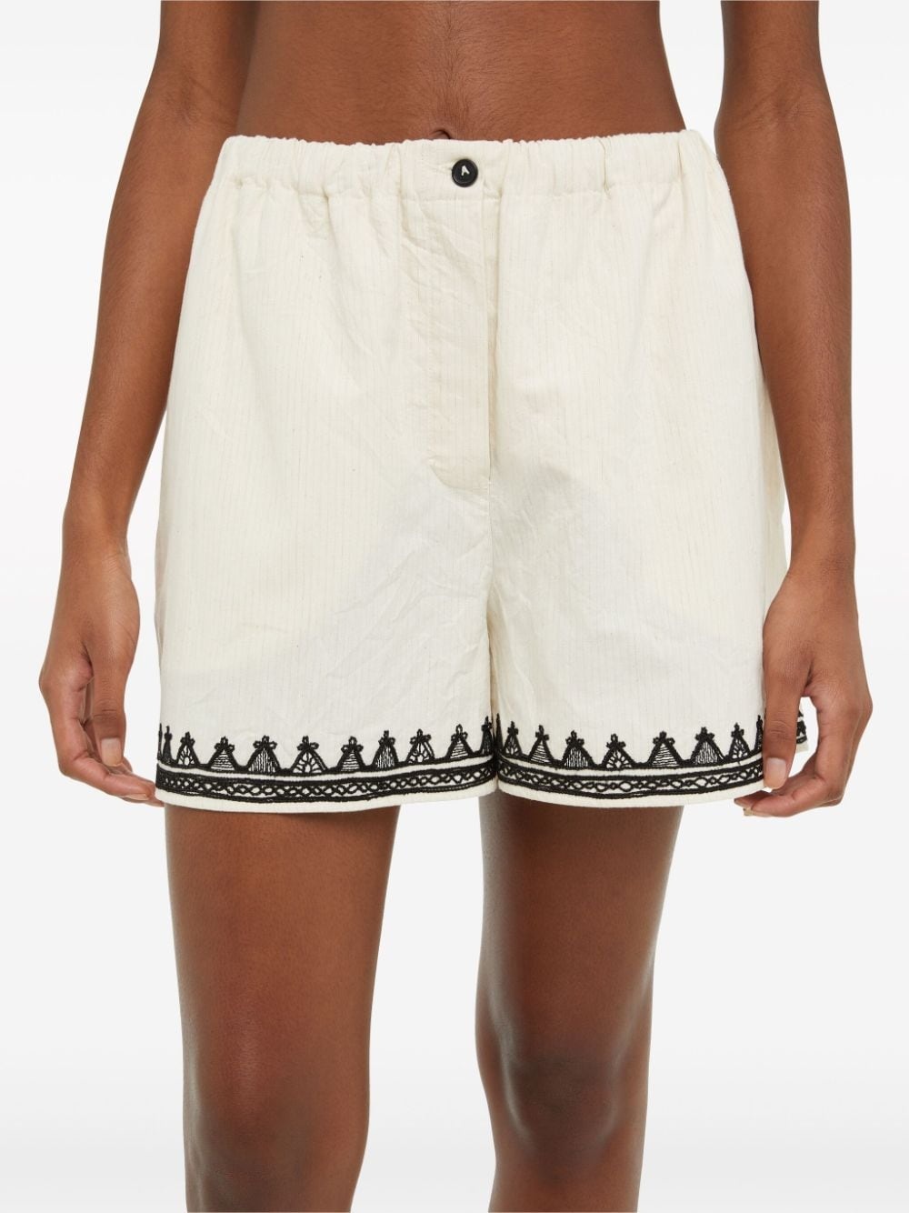Akasha cotton-blend shorts - 5