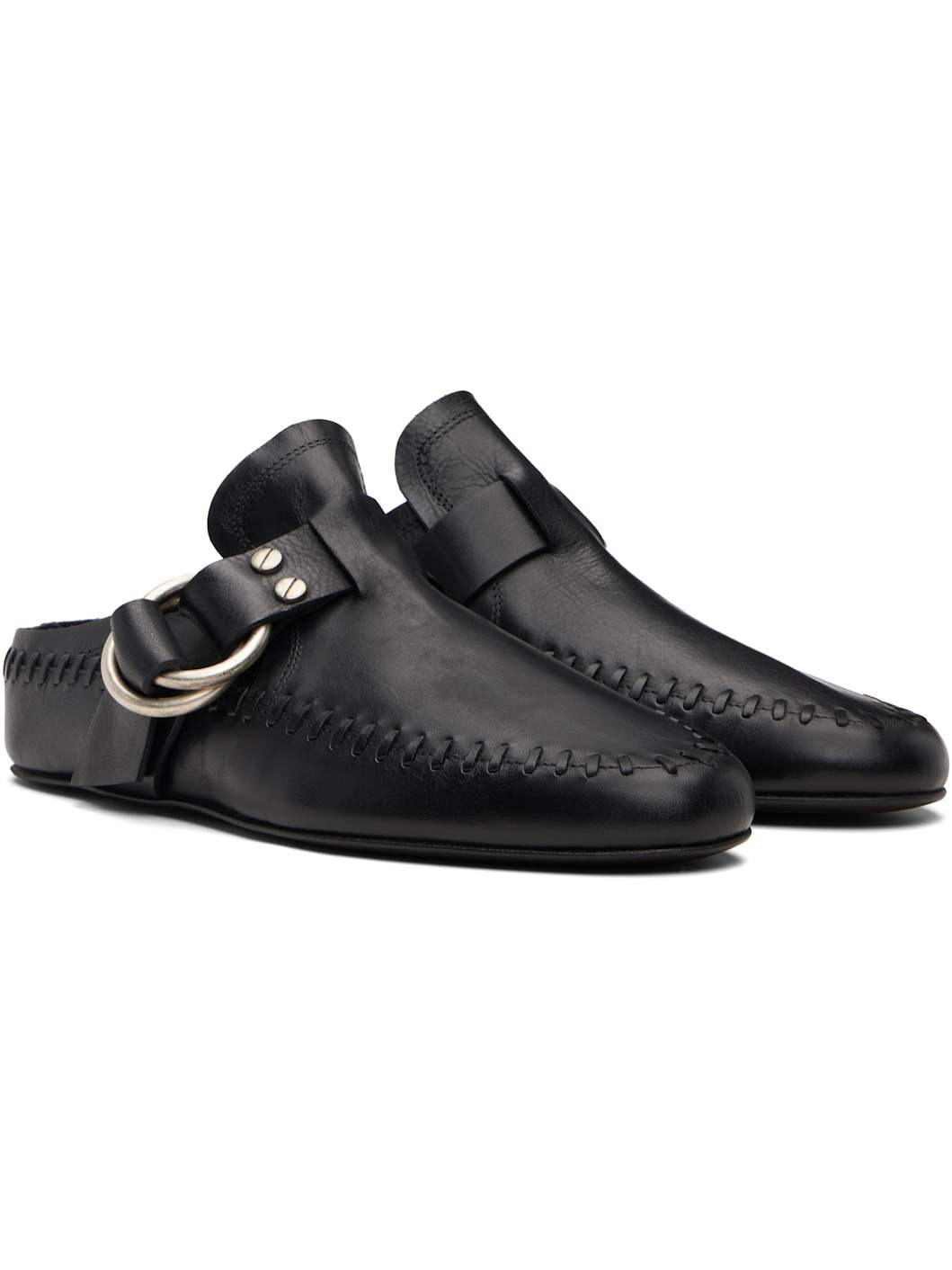 Black Ande Soft Shade Slip-on Loafers - 4