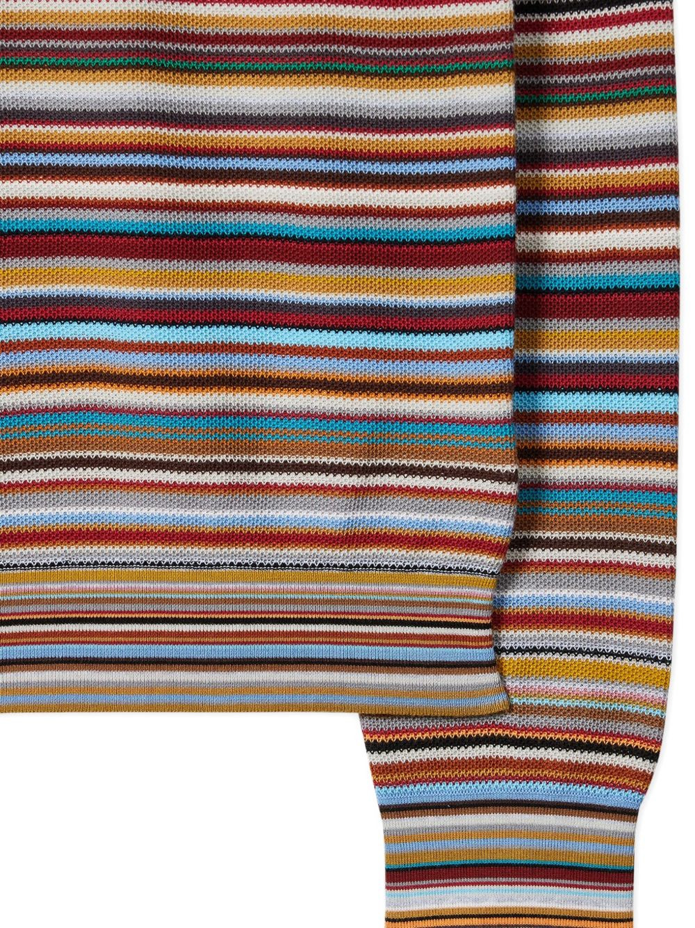 multi-striped cotton sweater - 5