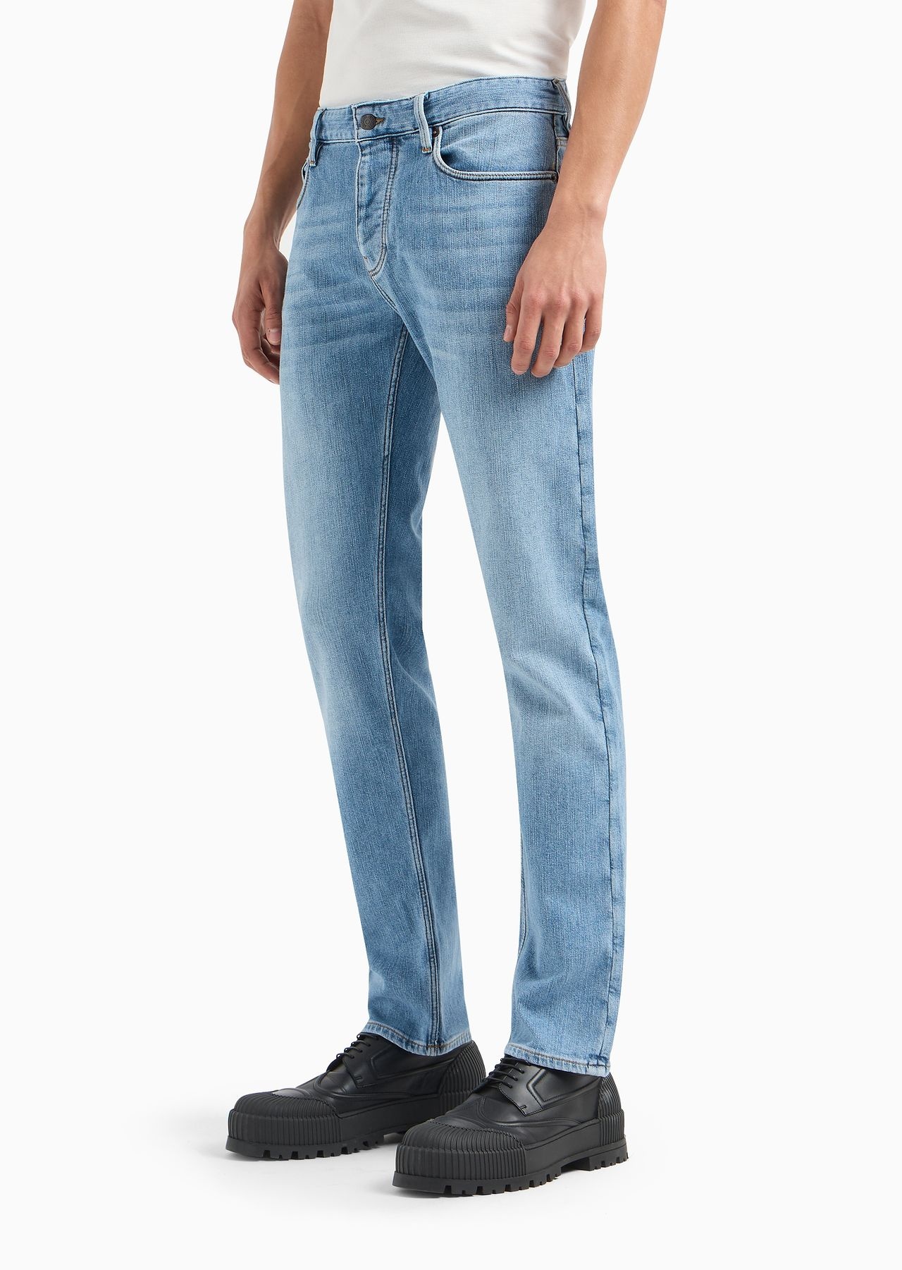 J75 slim-fit, worn-look denim jeans - 2