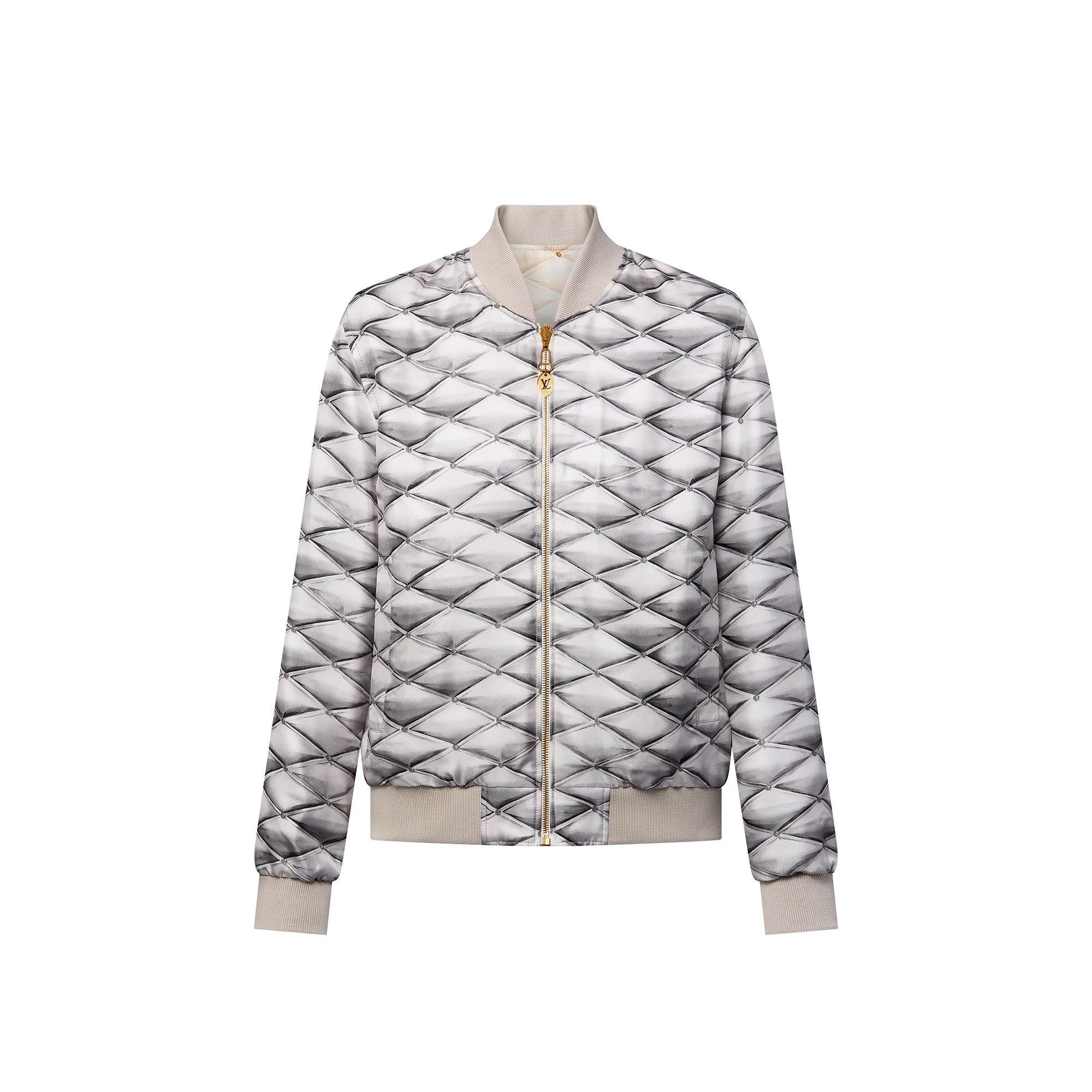 Reversible 3D Malletage Bomber Jacket - 1