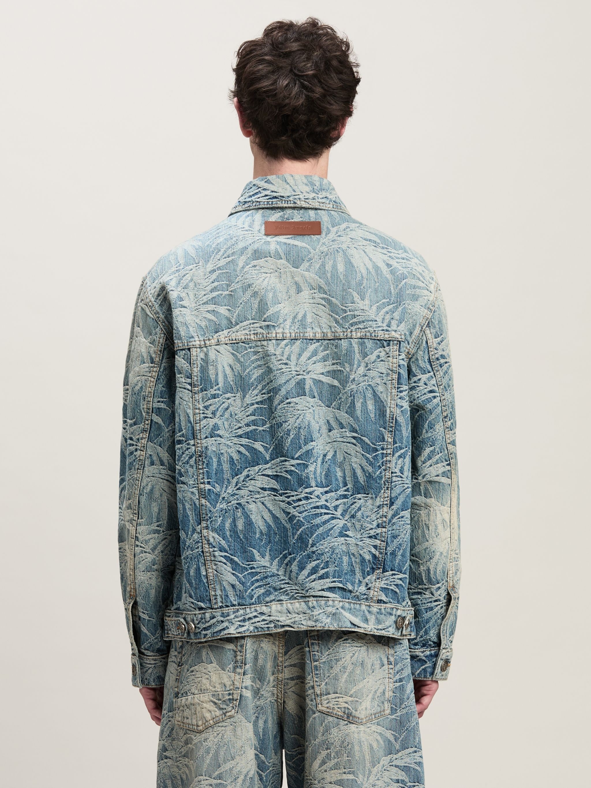 Palms wash Denim Jacket - 5