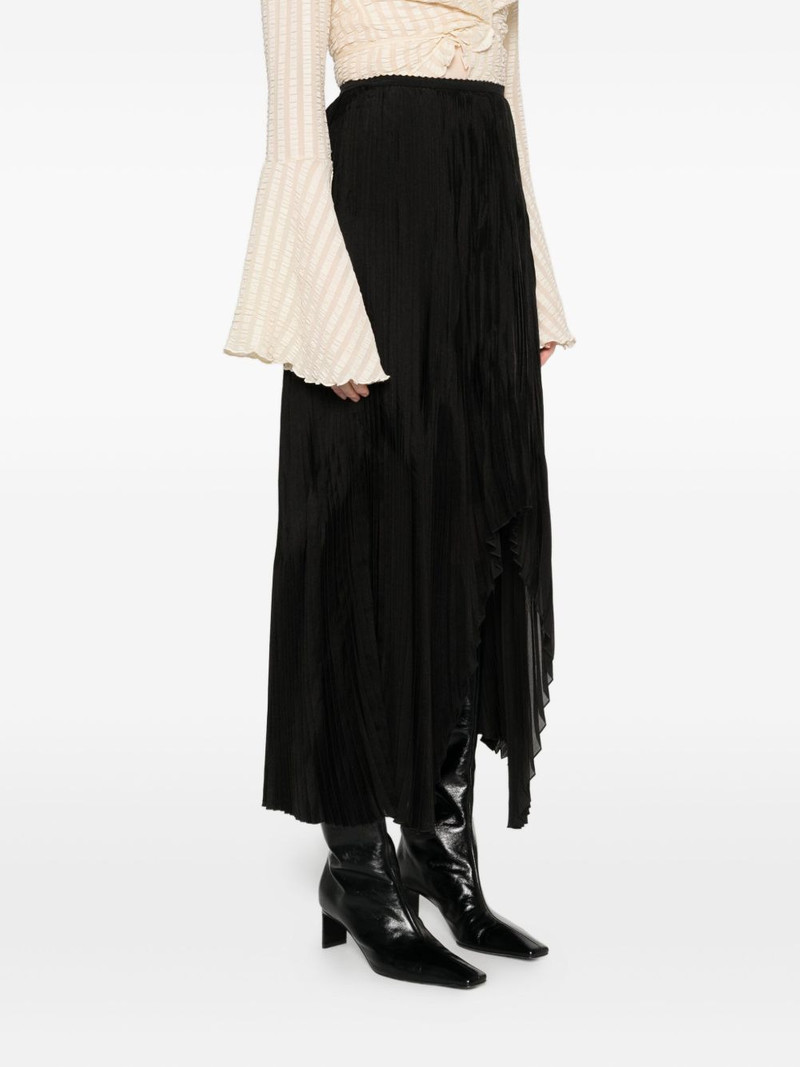 pleated asymmetric skirt 3