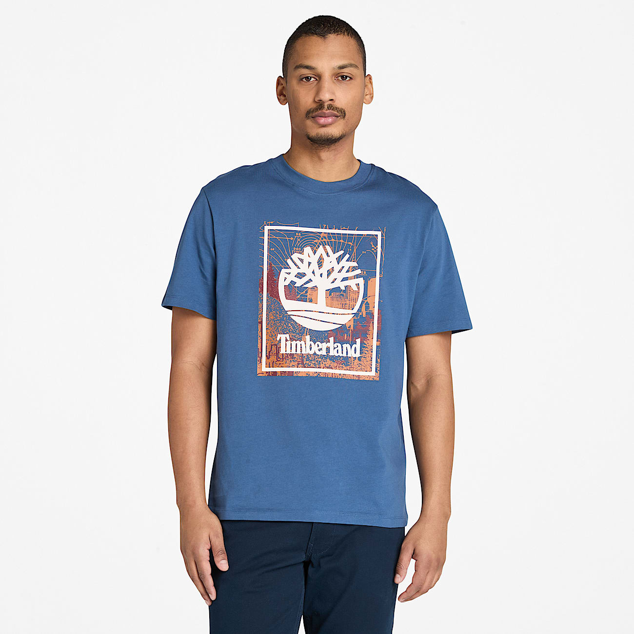 Men's Front Seasonal Stack Logo Graphic T-Shirt - 2