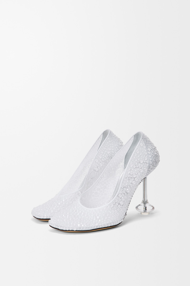 Toy pump in embellished mesh 3
