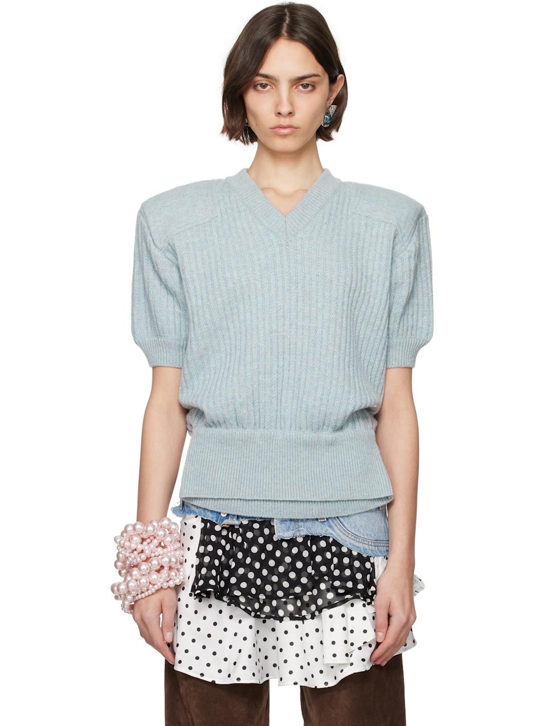 Blue Display Army Sweater - 1
