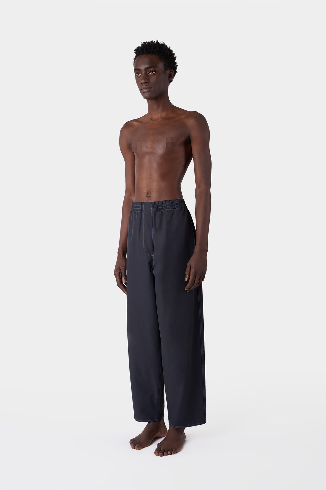 ELASTIC PANTS / dark blue - 5