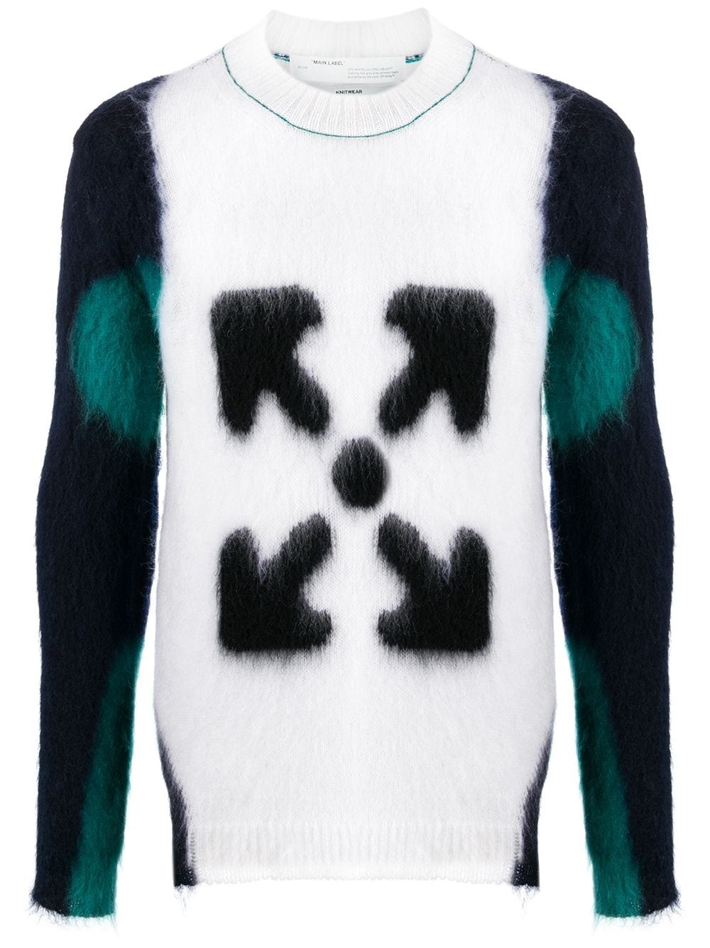 Arrows intarsia jumper - 1