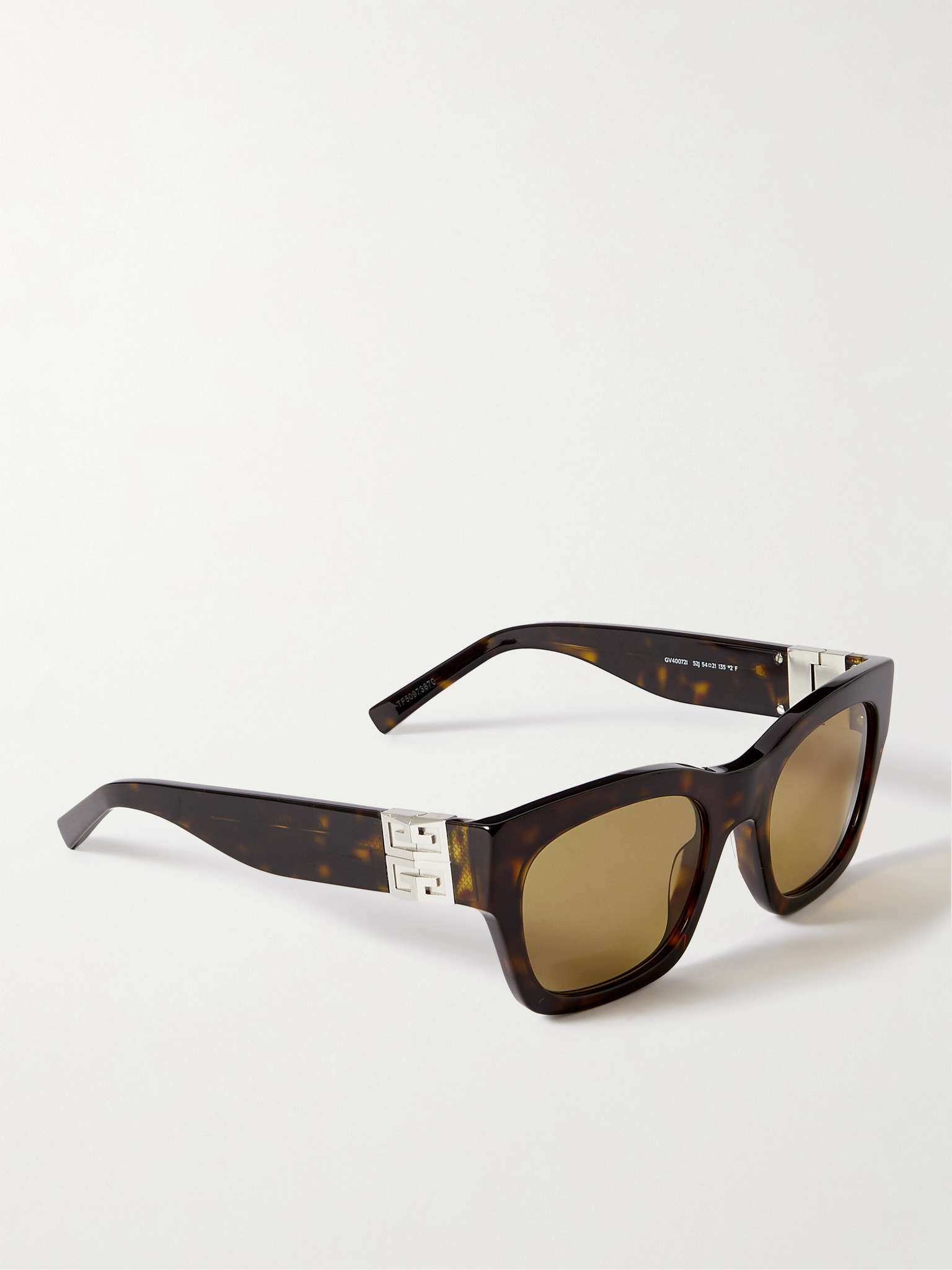 4G D-Frame Tortoiseshell Acetate Sunglasses - 3