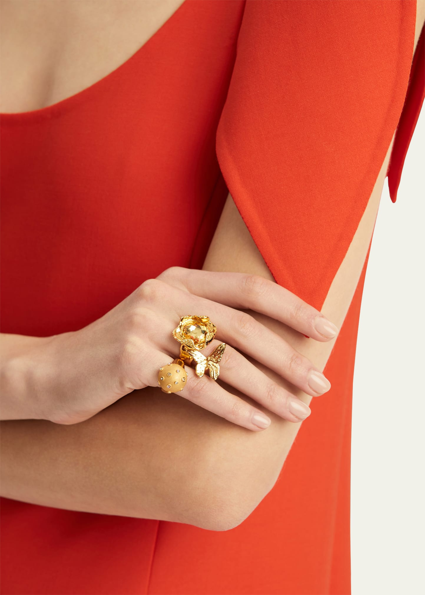 Butterfly Cuff Ring - 4