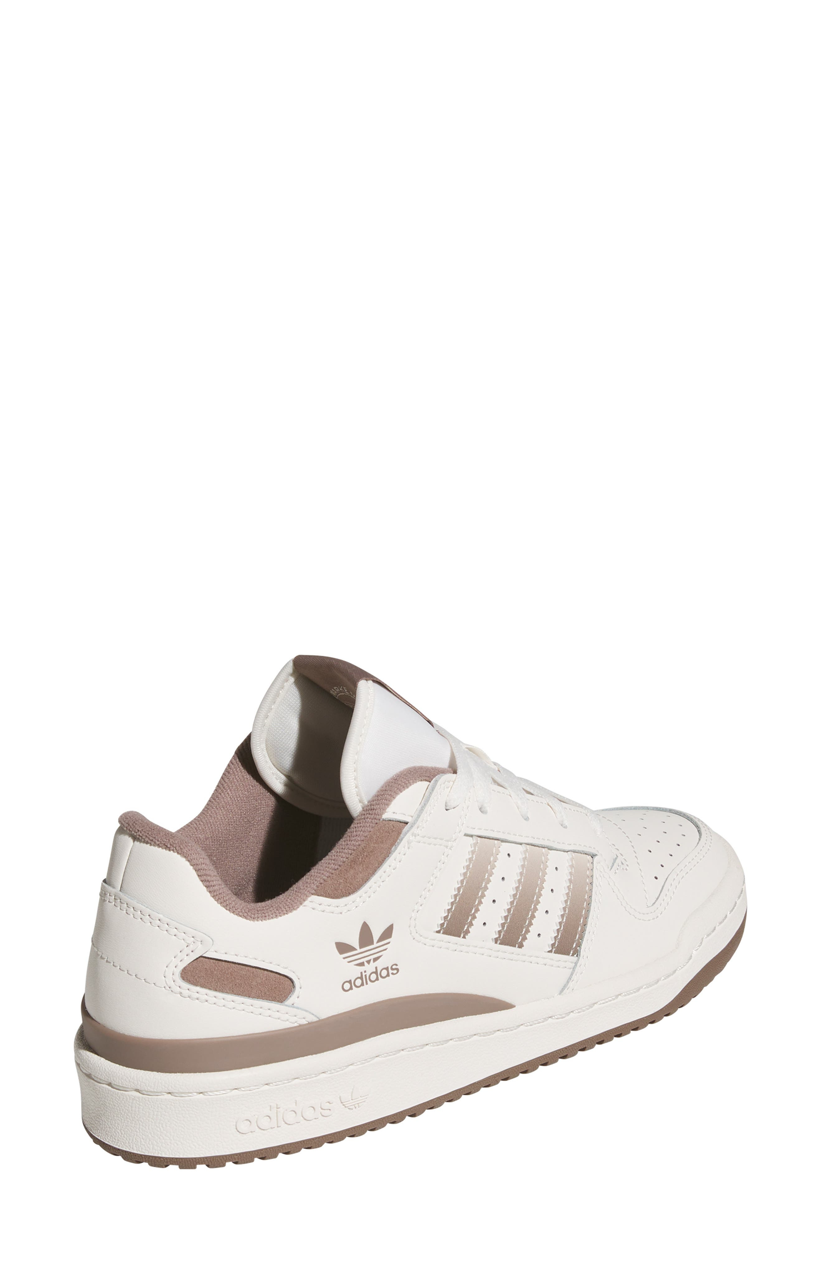 adidas Forum Low CL Basketball Sneaker in Cloud White/White/Brown at Nordstrom - 2