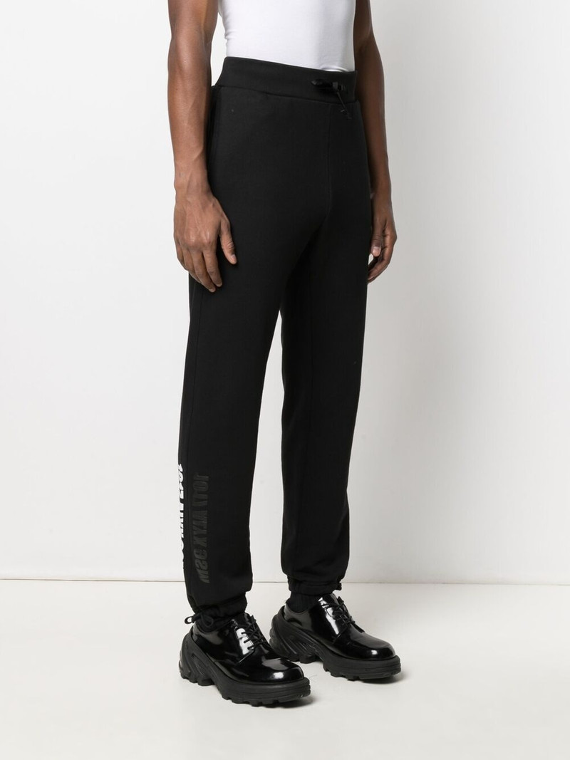 logo print track trousers 3