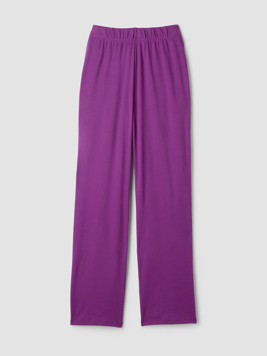 Organic Cotton Interlock Straight Sleep Pant - 1