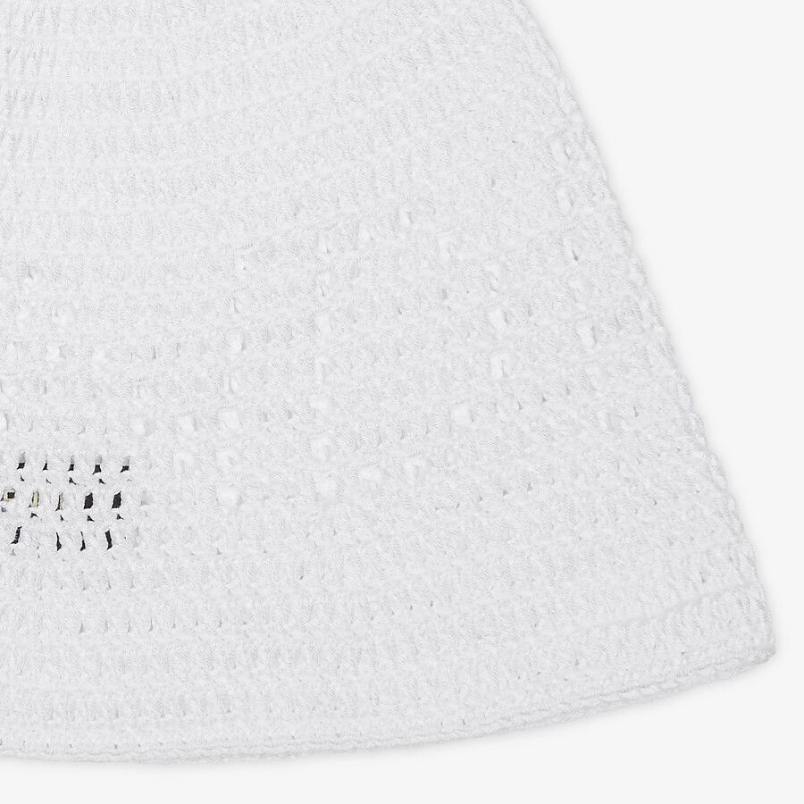 White cotton bucket hat - 2