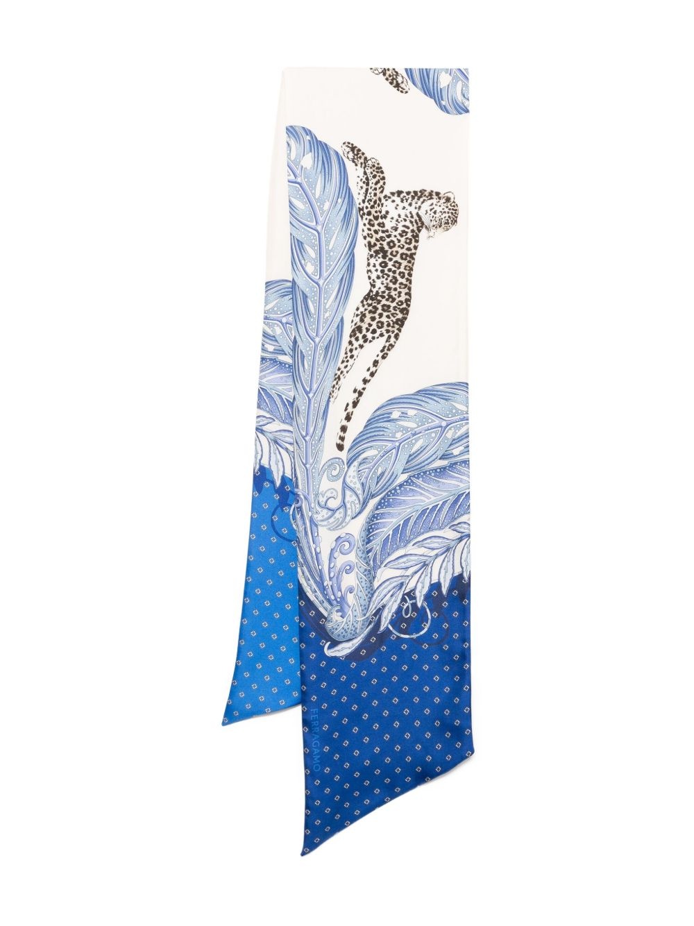 day and night print silk bandeau - 1