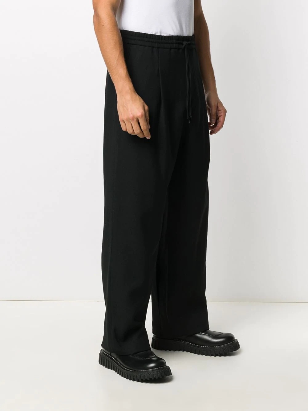 drawstring waist trousers - 3