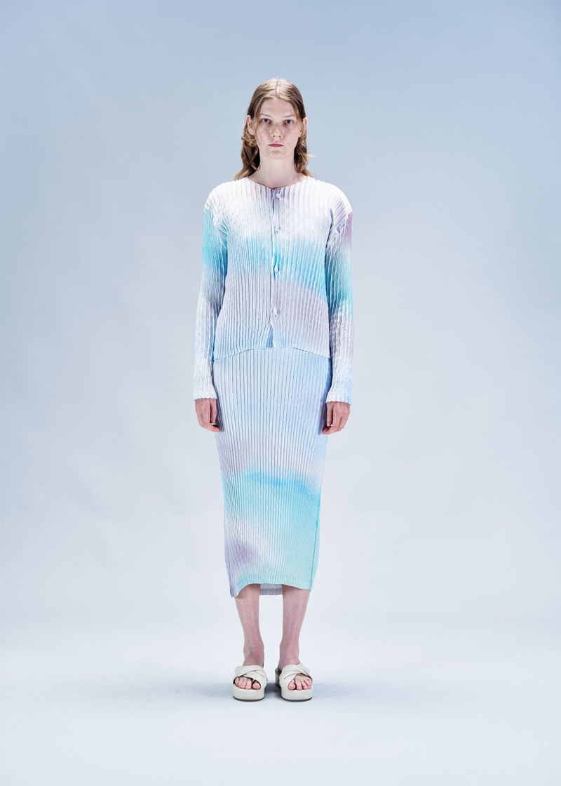 ISSEY MIYAKE SUFFUSED PLEATS CARDIGAN outlook
