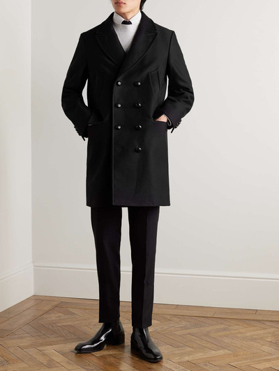 TOM FORD Double-Breasted Cotton-Moleskin Coat outlook