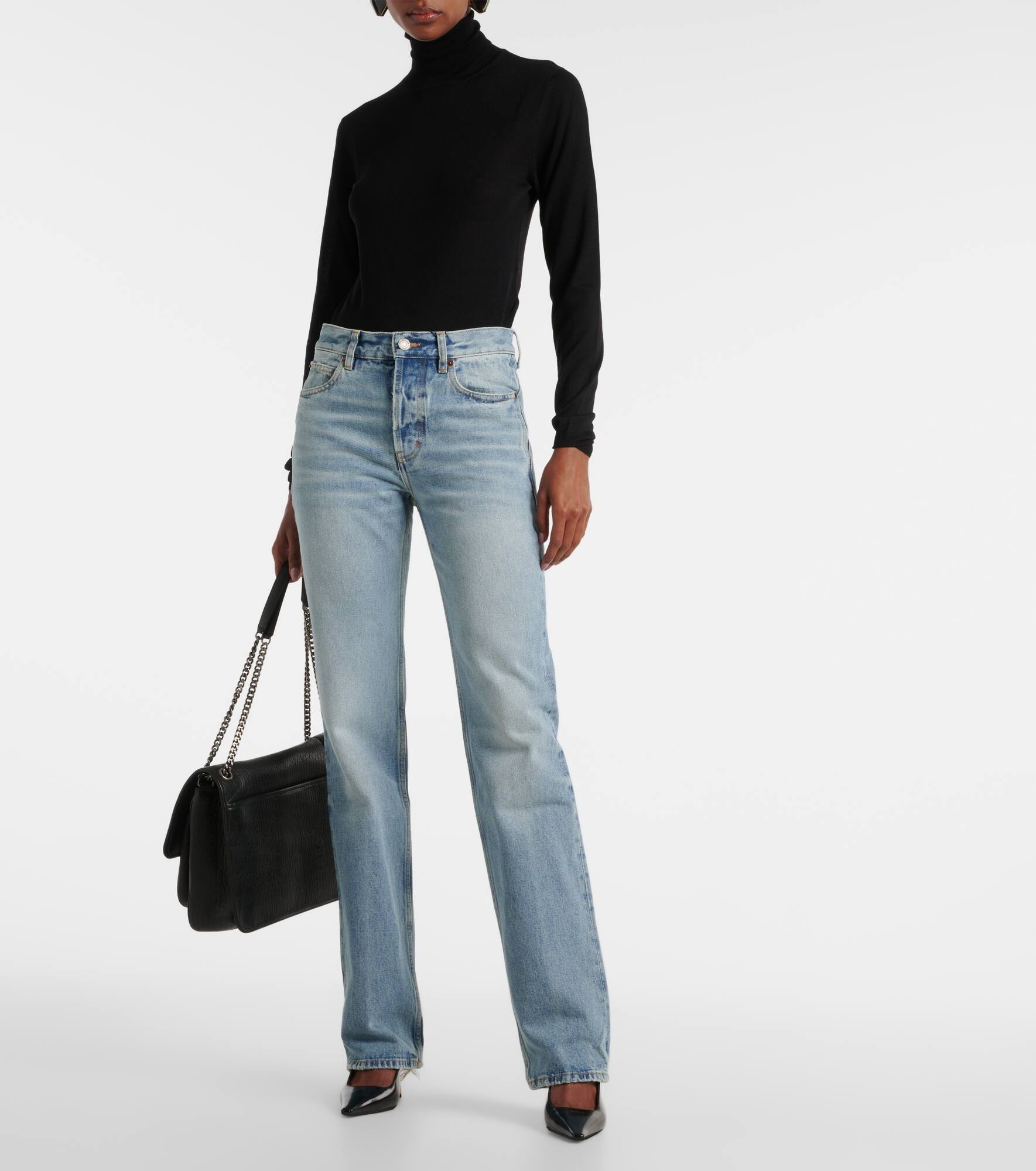 Nico high-rise straight jeans - 7